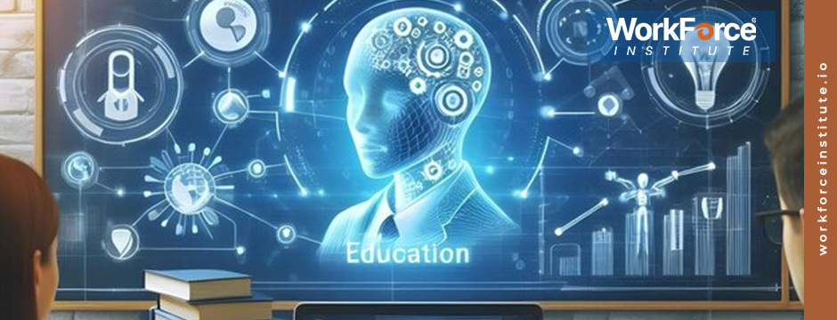 Students learning AI and software engineering concepts through digital education interface – WorkForce Institute