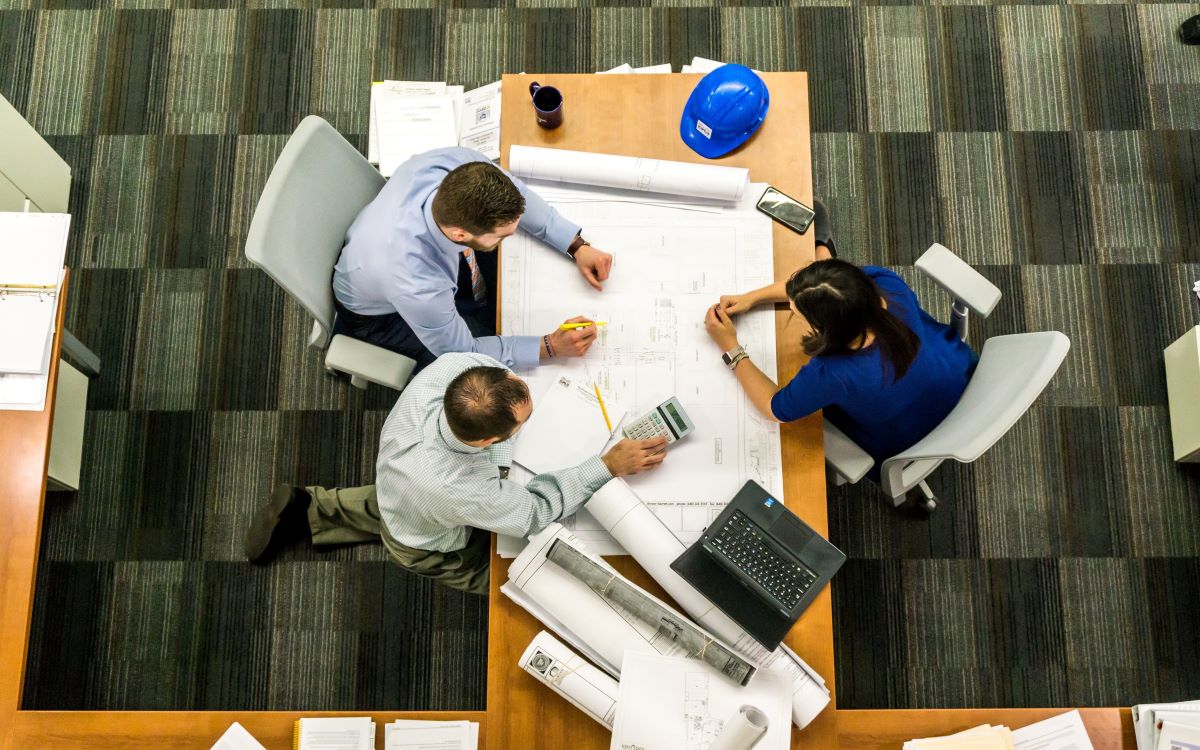 Product managers on desk